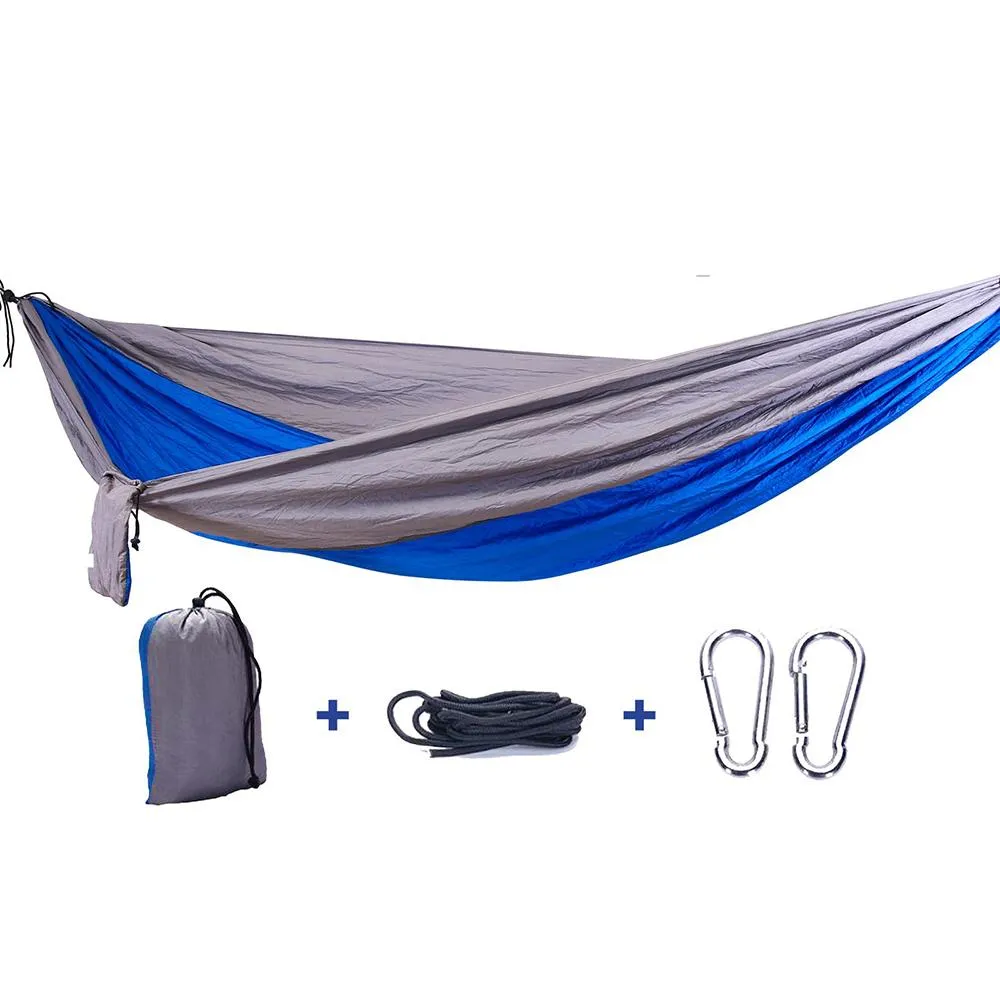 6-Piece: 2-Person Portable Hammock Set