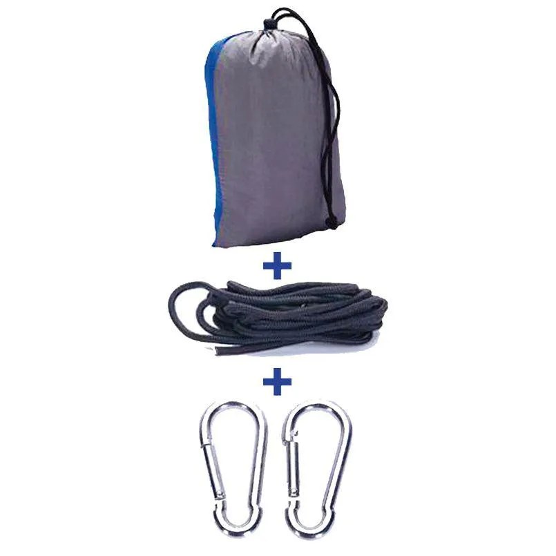 6-Piece: 2-Person Portable Hammock Set
