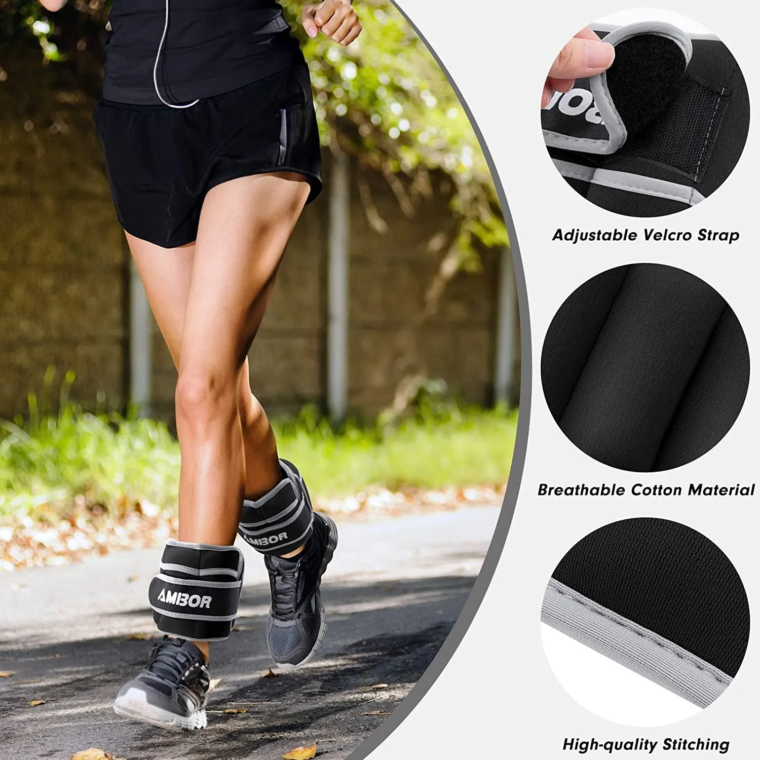 Adjustable Leg Weights - 2 Pack