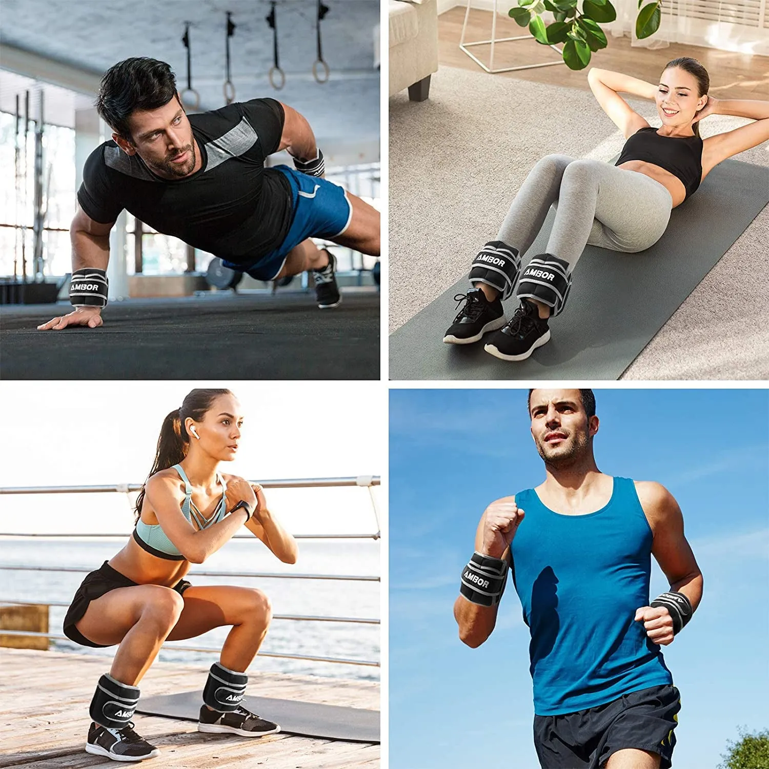 Adjustable Leg Weights - 2 Pack