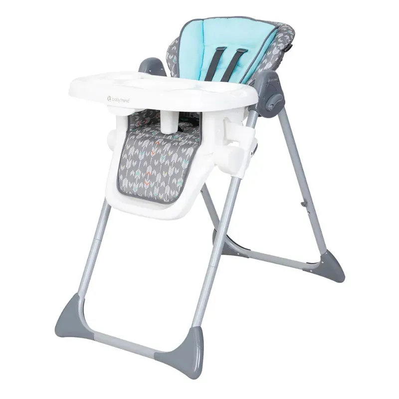 Babytrend Sit Right High Chair Grey Blue HC05D80AL