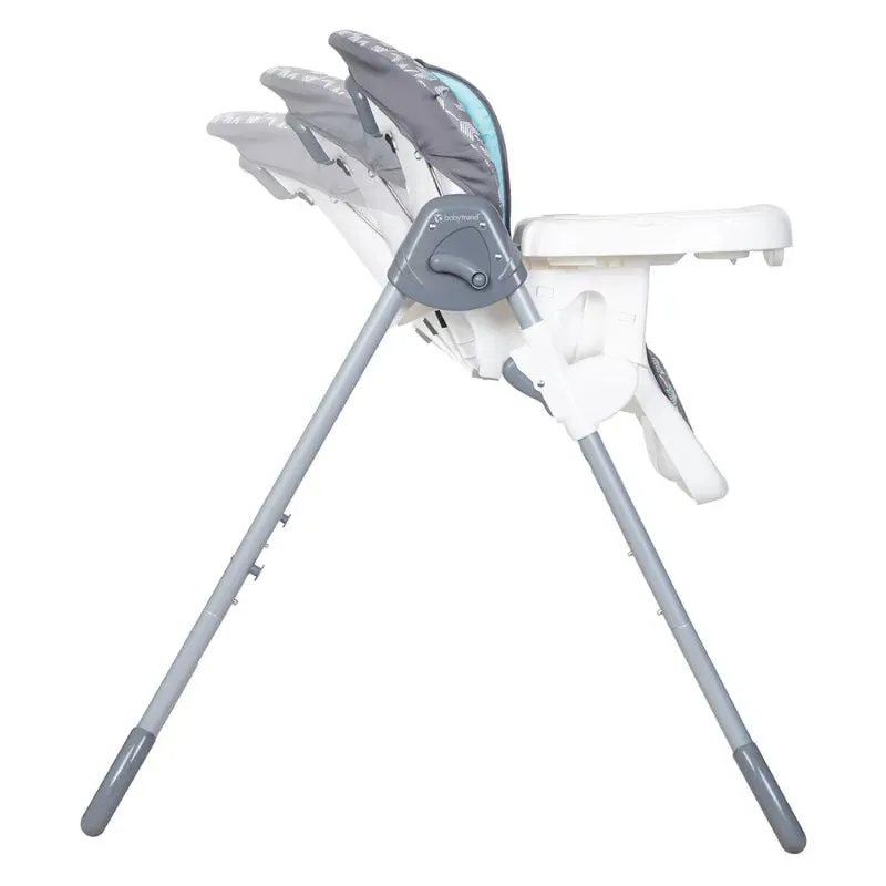 Babytrend Sit Right High Chair Grey Blue HC05D80AL