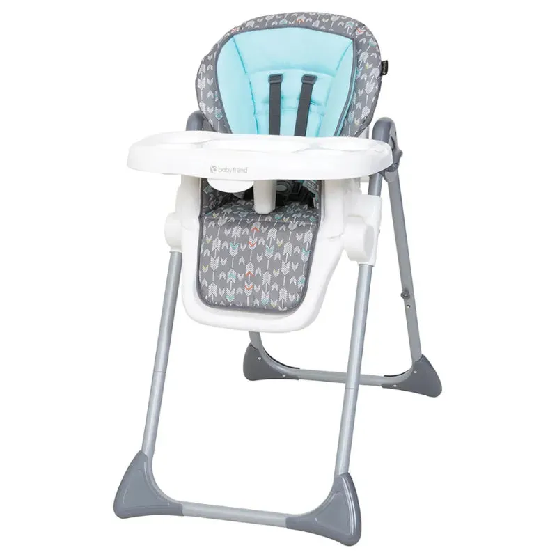 Babytrend Sit Right High Chair Grey Blue HC05D80AL
