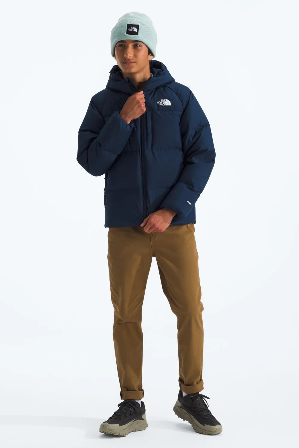 Boys Jacket North Face North Down Jacket Summit Navy (Size 7/8 left)