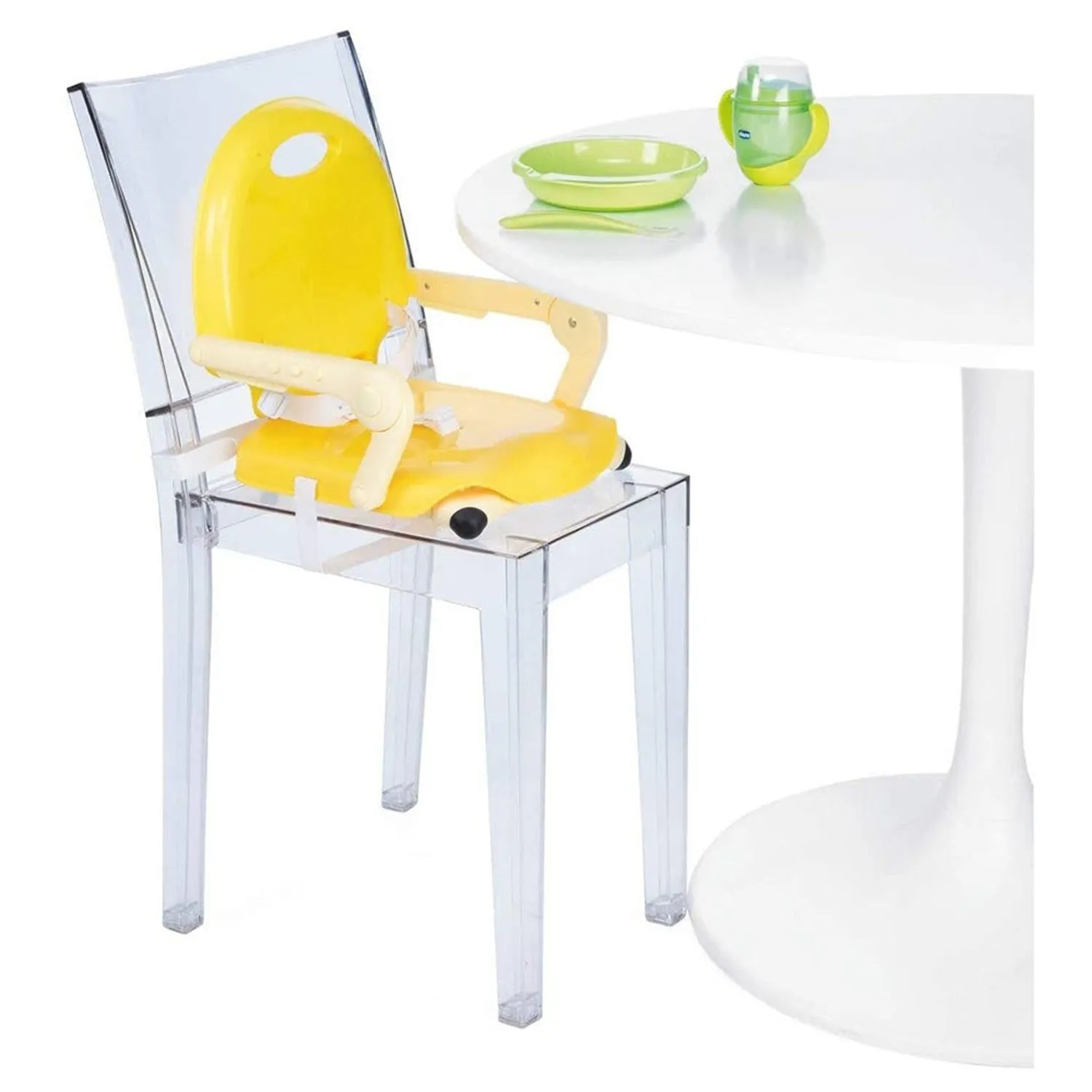 CHICCO POCKET SNACK BOOSTER SEAT 6M-3Y SAFFRON