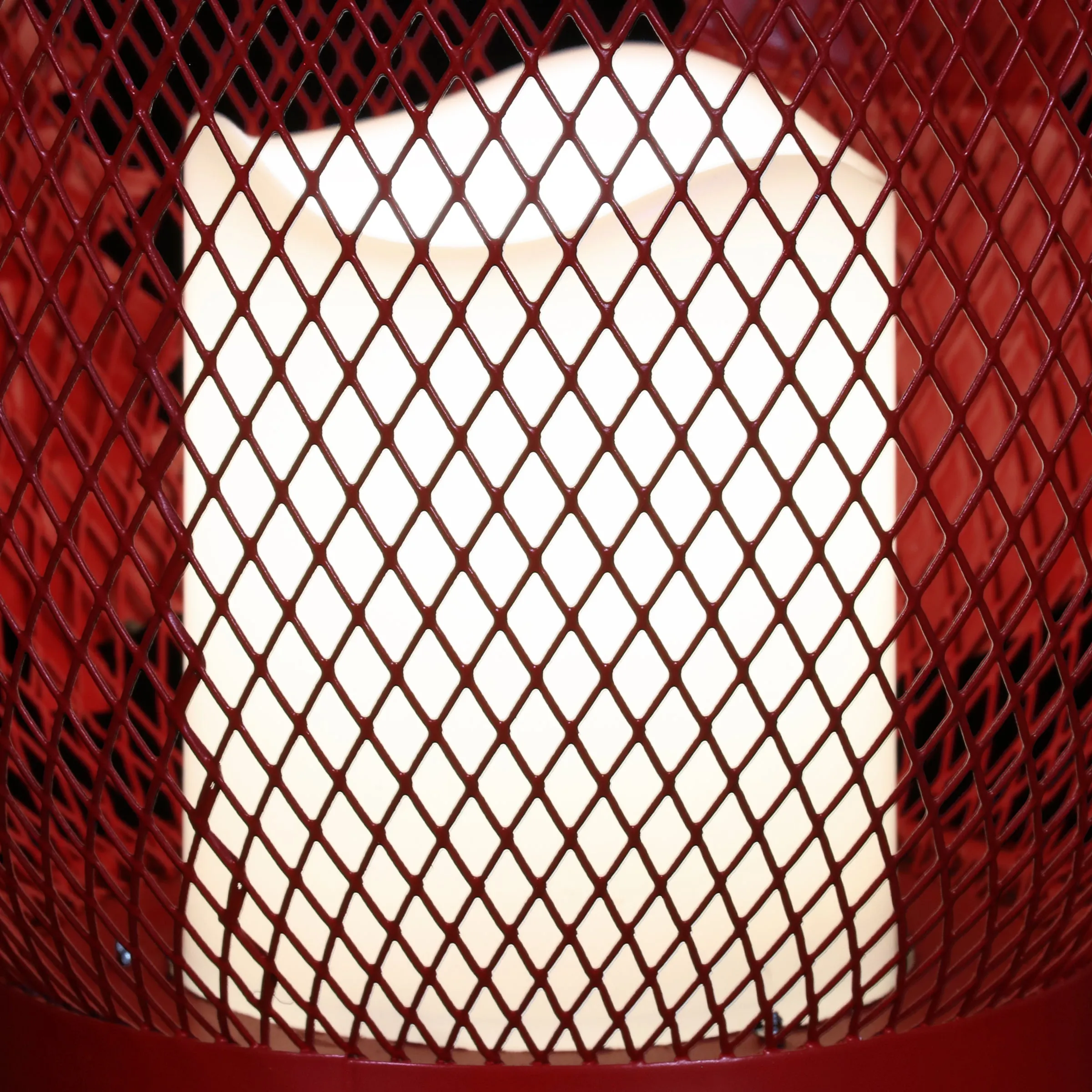 Christmas Snowman Lantern with LED Candle on a Battery Powered Timer, 14.5  Inch
