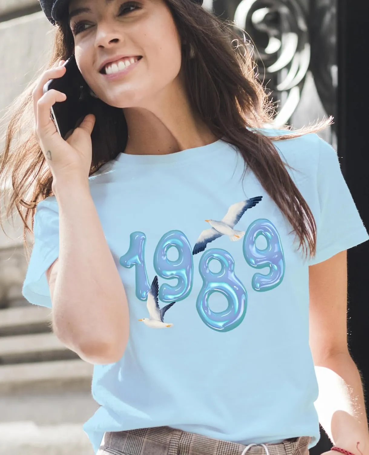 Concert T-Shirt with 1989 Design | Love of Poetry | Fun Retro Vintage Graphic, Singer Concert Music Shirt Gift for Fans