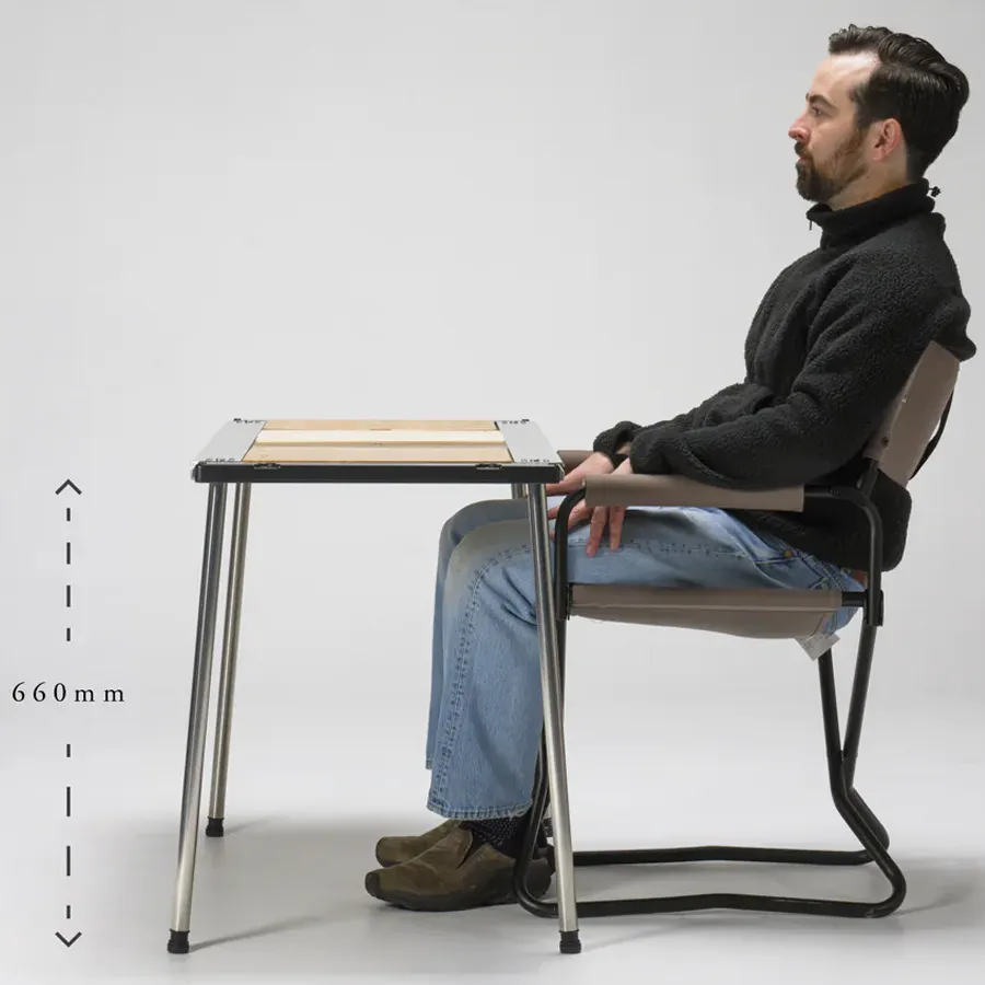 Gray Folding Chair