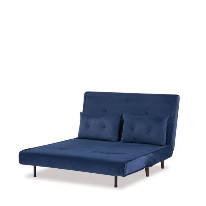 Haru 2 Seater Sofa Bed - Sapphire Blue