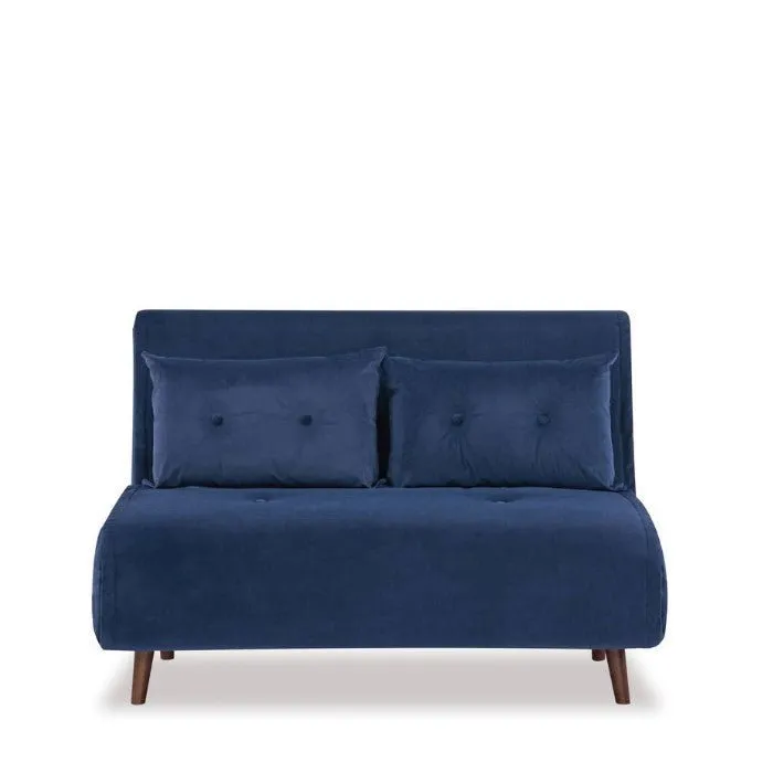 Haru 2 Seater Sofa Bed - Sapphire Blue
