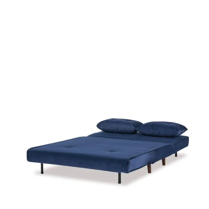 Haru 2 Seater Sofa Bed - Sapphire Blue