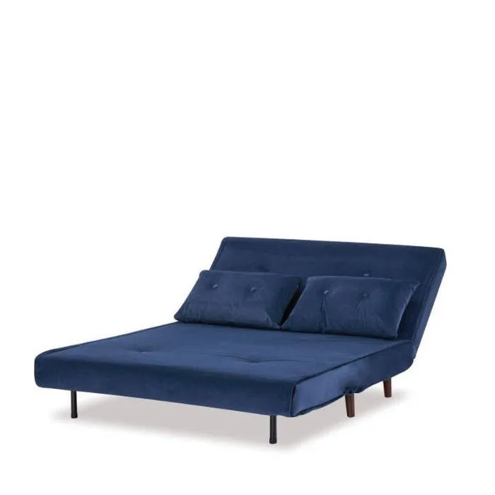 Haru 2 Seater Sofa Bed - Sapphire Blue