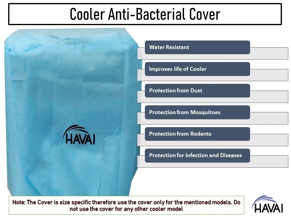 HAVAI Anti Bacterial Cover for LIVPURE  COOLMATE 18L Desert Cooler Water Resistant.Cover Size(LXBXH) cm: 31.8 x46.5 x 65