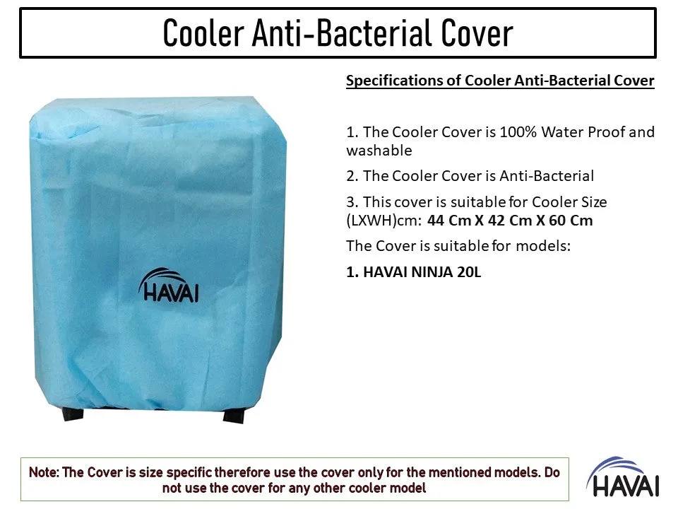 HAVAI Anti Bacterial Cover for NINJA 20 Litre Personal Cooler Water Resistant.Cover Size(LXBXH) cm: 44 X 42 X 60