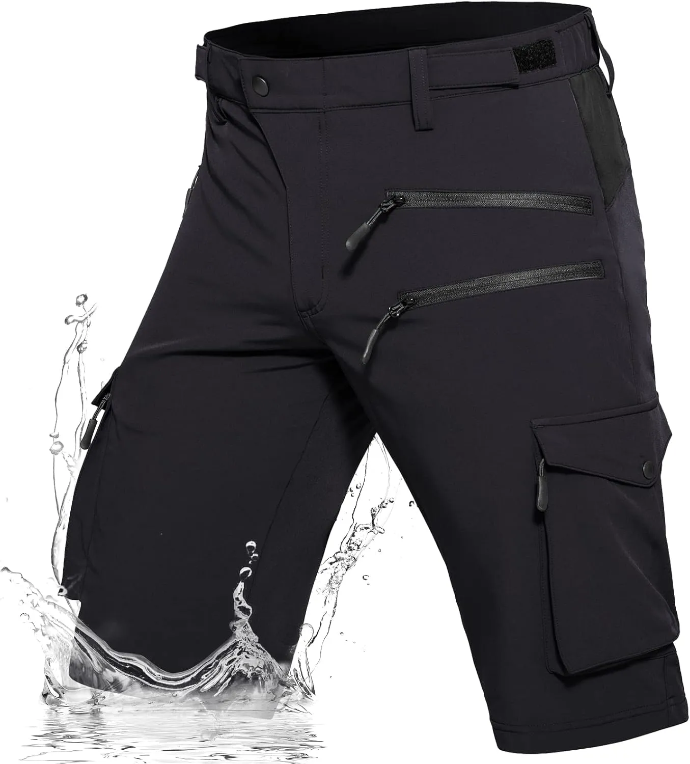 Hiauspor Men's Hiking Cargo Shorts Quick Dry Lightweight Casual Fishing Tactical Golf for Outdoor with 5 Pockets