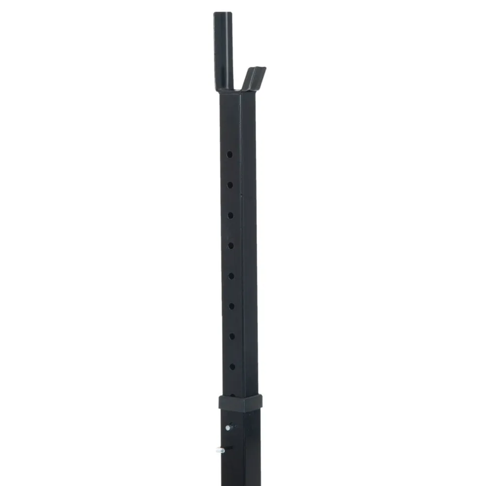 HOMCOM Adjustable Weights Barbell Squat Stand-Black