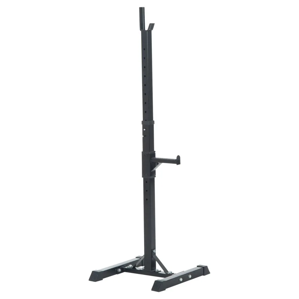 HOMCOM Adjustable Weights Barbell Squat Stand-Black
