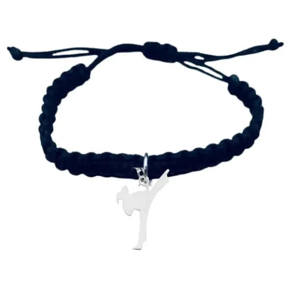 Karate Girl Adjustable Rope Bracelet