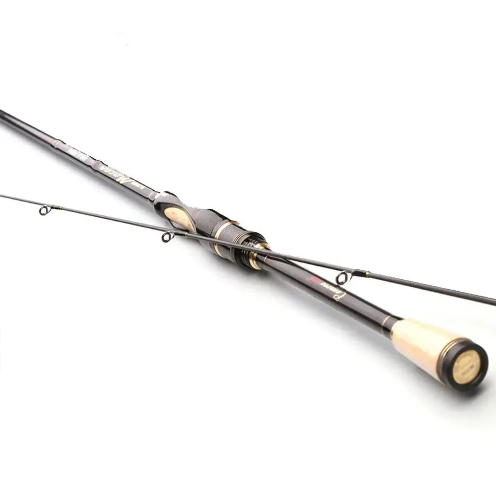 Lureswholesale®  4 pieces Portable Travel carbon fiber spinning  super light carbon fiber rod