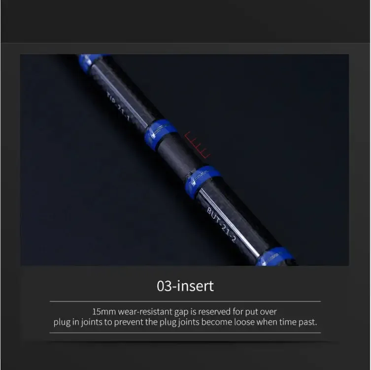 Lureswholesale® Pure Lure Boat Offshore Carbon Fiber Big Game Fishing Rod