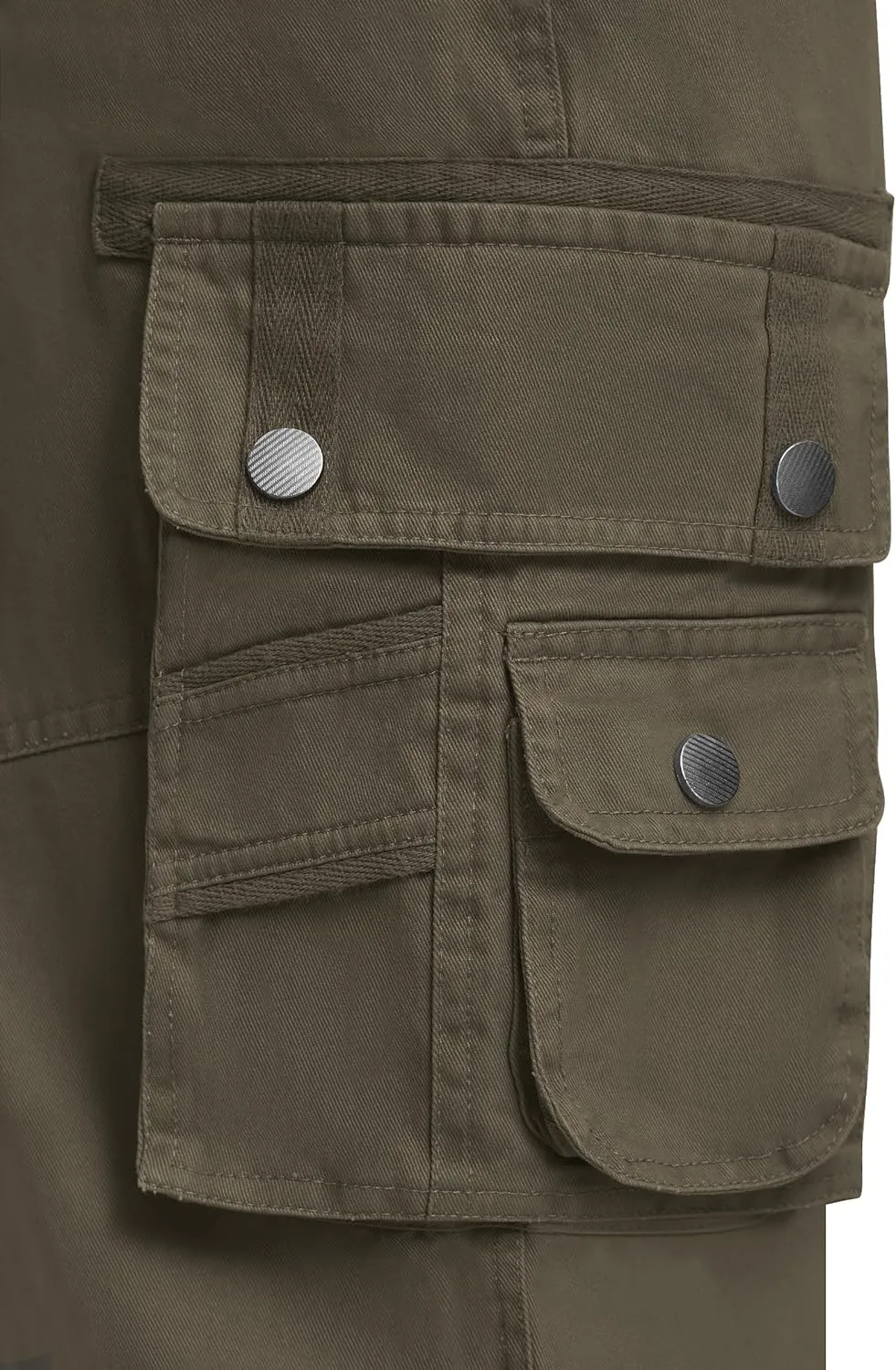 Men's Cargo Pants with 8 Pockets Ripstop Cotton Cargo Pants for Men Hiking Camping Fishing Running