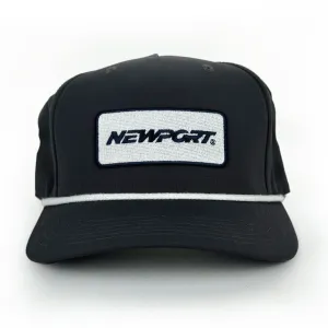 Newport White Patch Rope Hat