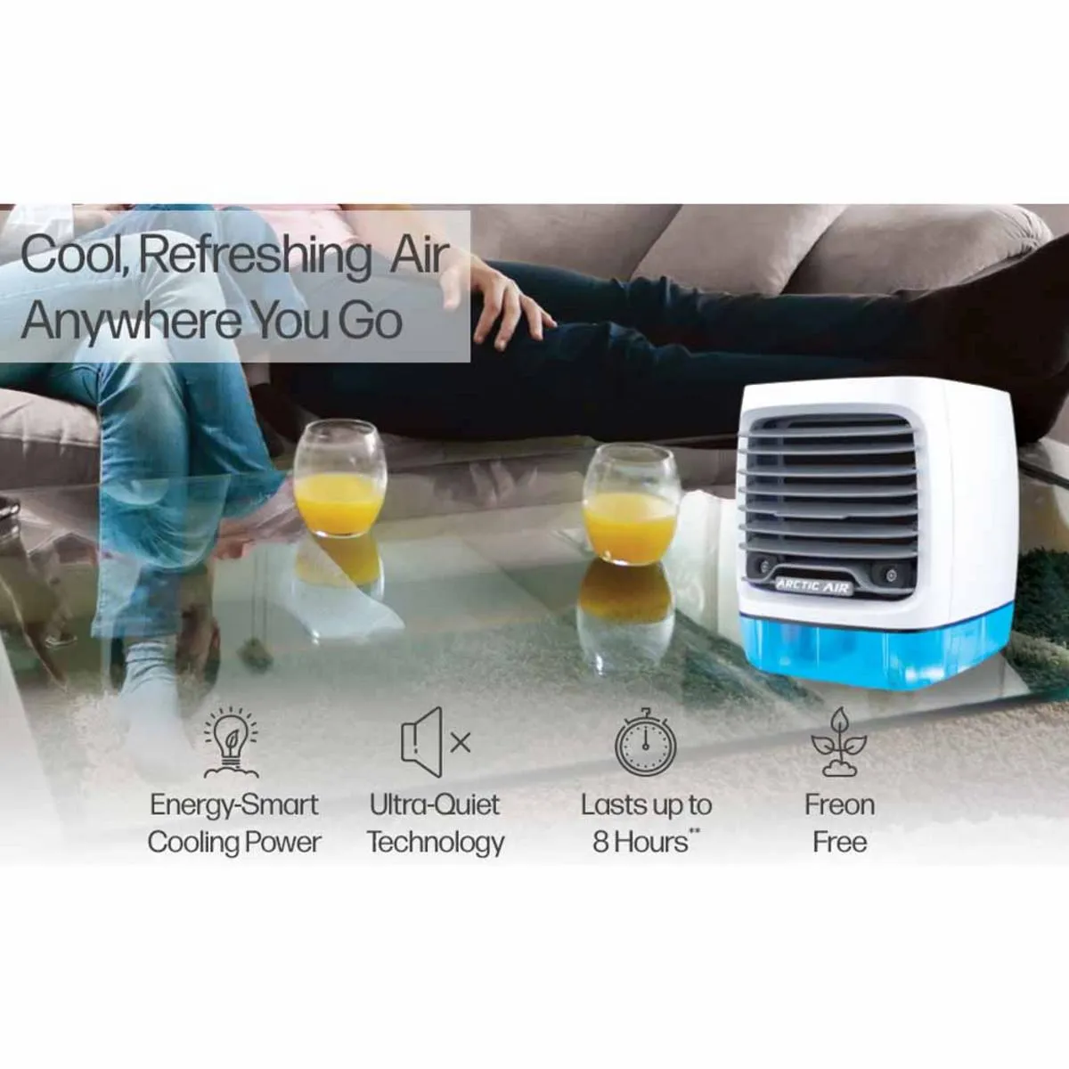 Ontel Arctic Air Chill Zone Evaporative Cooler with Hydro-Chill Technology