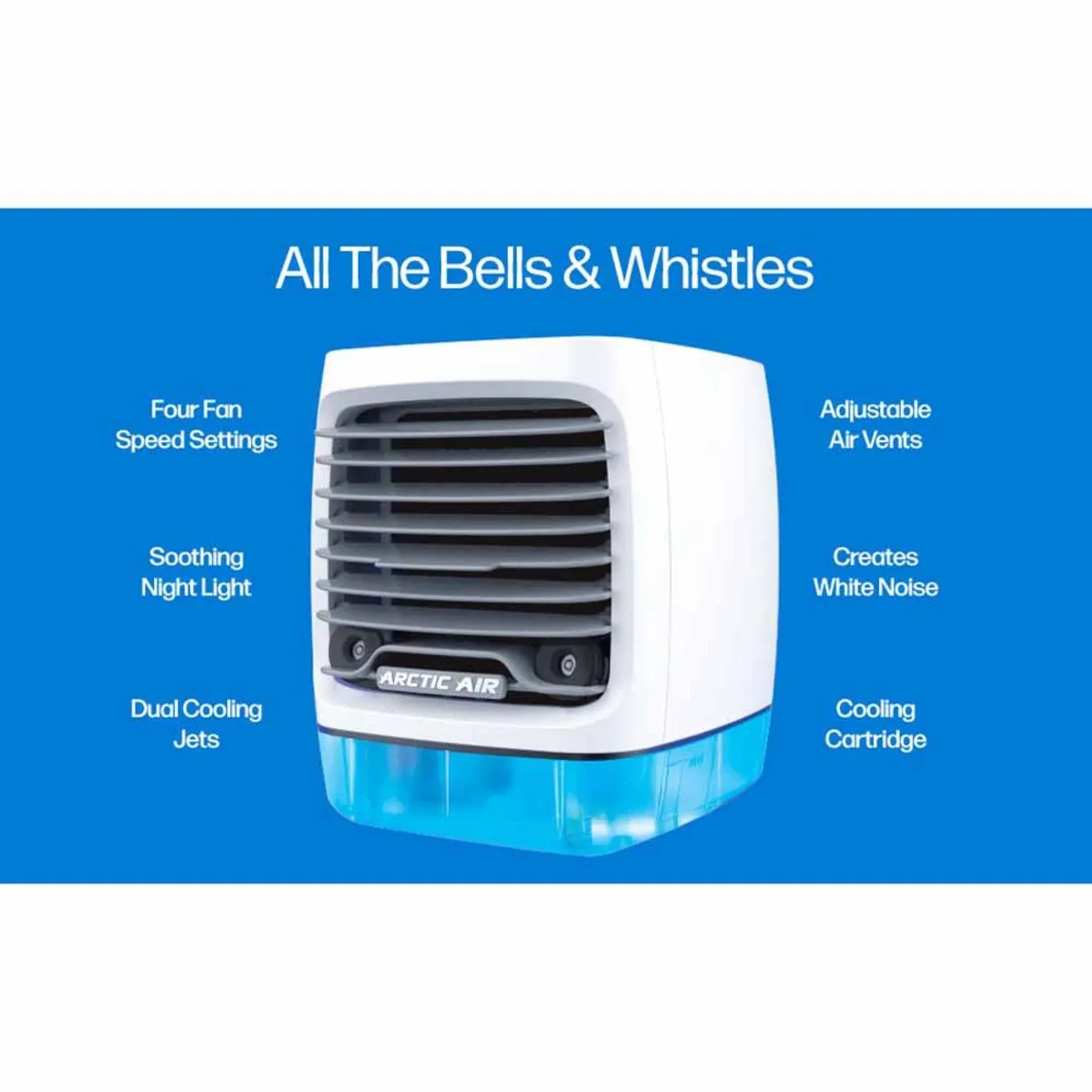Ontel Arctic Air Chill Zone Evaporative Cooler with Hydro-Chill Technology
