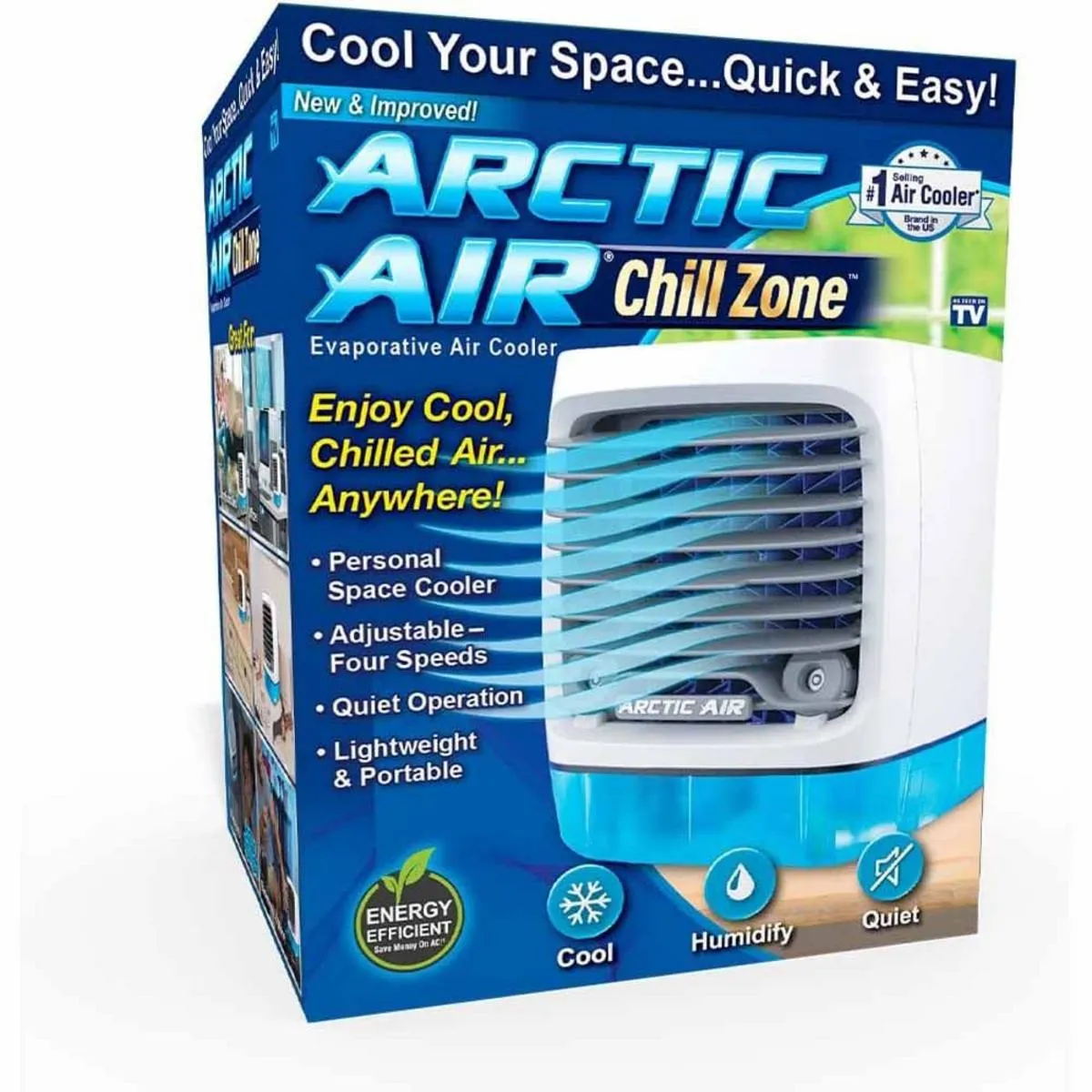 Ontel Arctic Air Chill Zone Evaporative Cooler with Hydro-Chill Technology