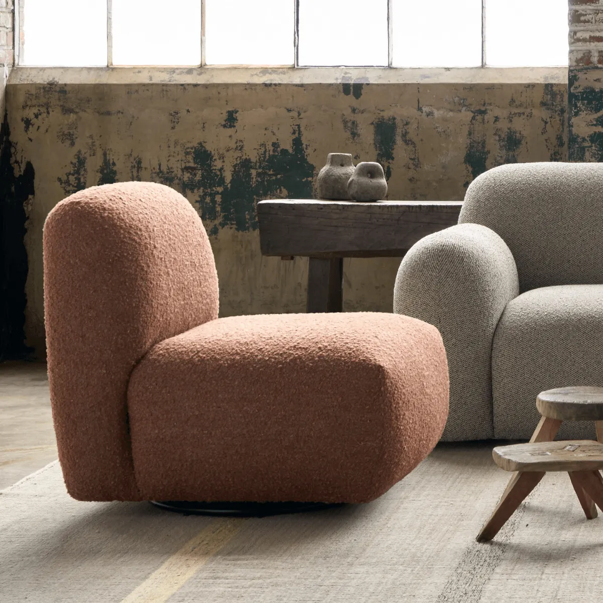 Pebble Armless Chair