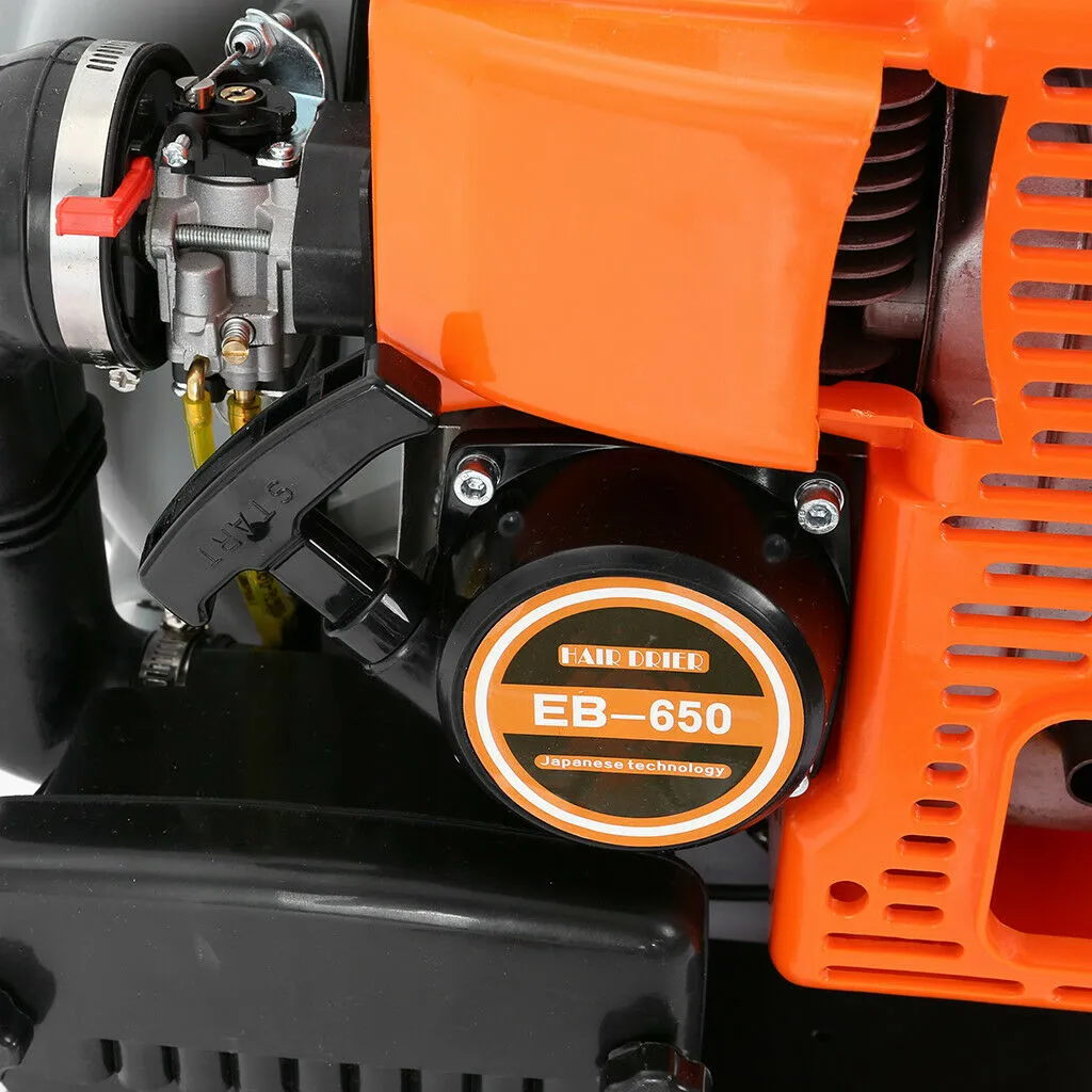 Powerful Lightweight Gas Powered Backpack Leaf Blower 63cc