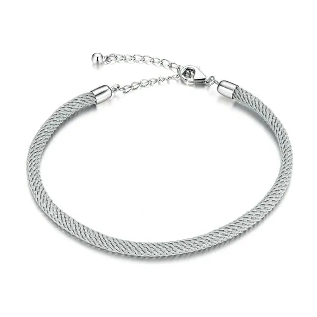Rope Adjustable Charm Bracelets