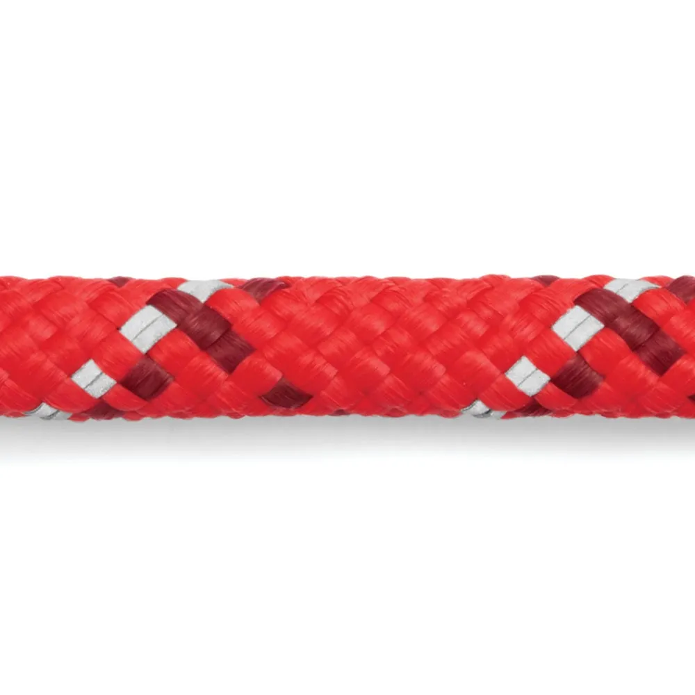Ruffwear Knot-a-Collar Reflective Adjustable Rope Dog Collar (Red Currant)