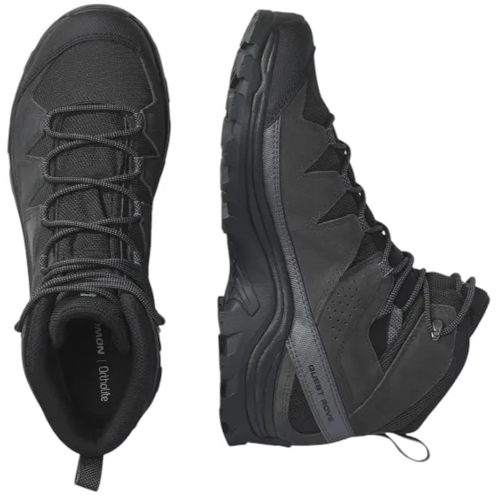 Salomon Men's Quest Rove GTX Hiking Shoes - Black/Phantom/Magnet UK 11.5