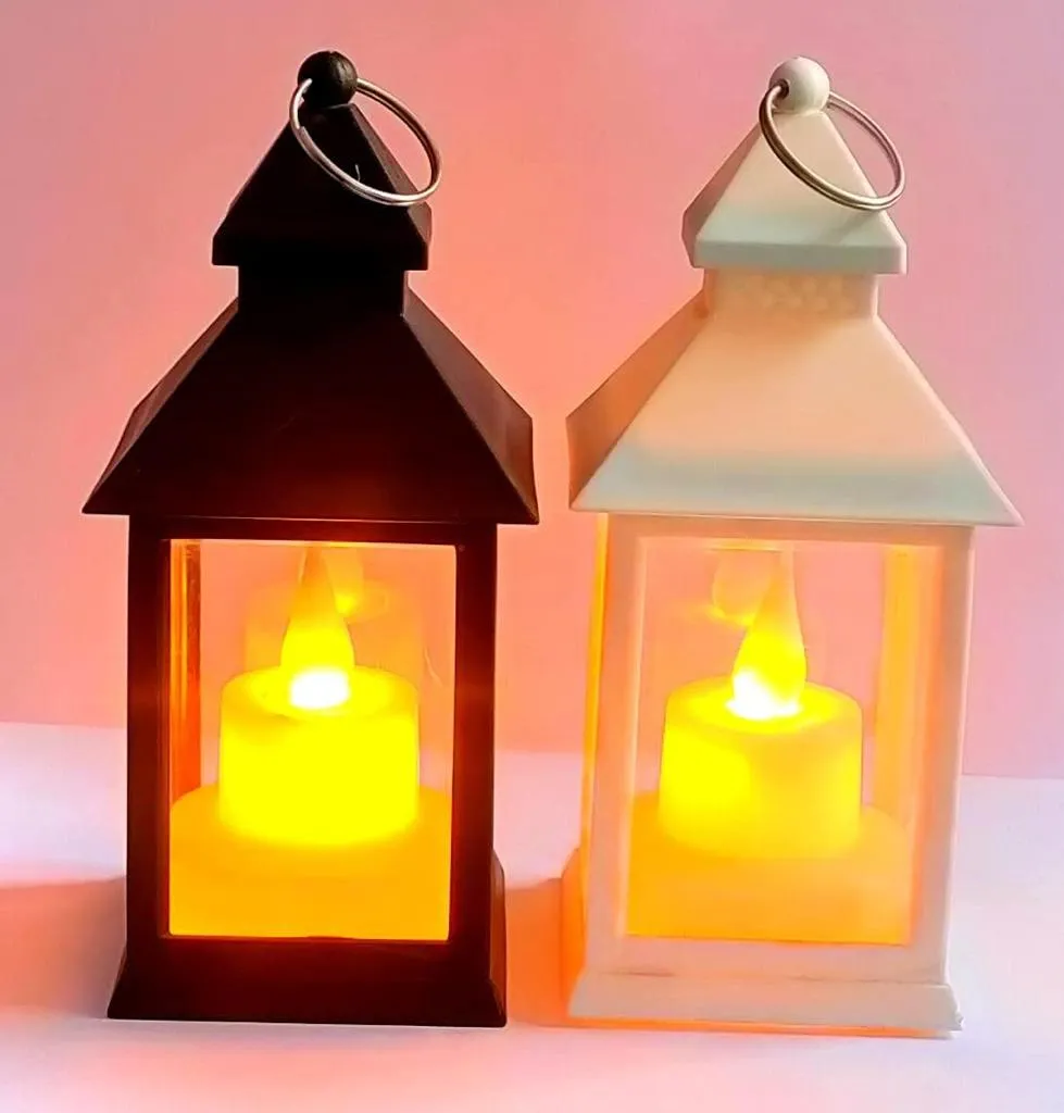 Simple Lantern Shaped Led Candle Lights | Home Decor