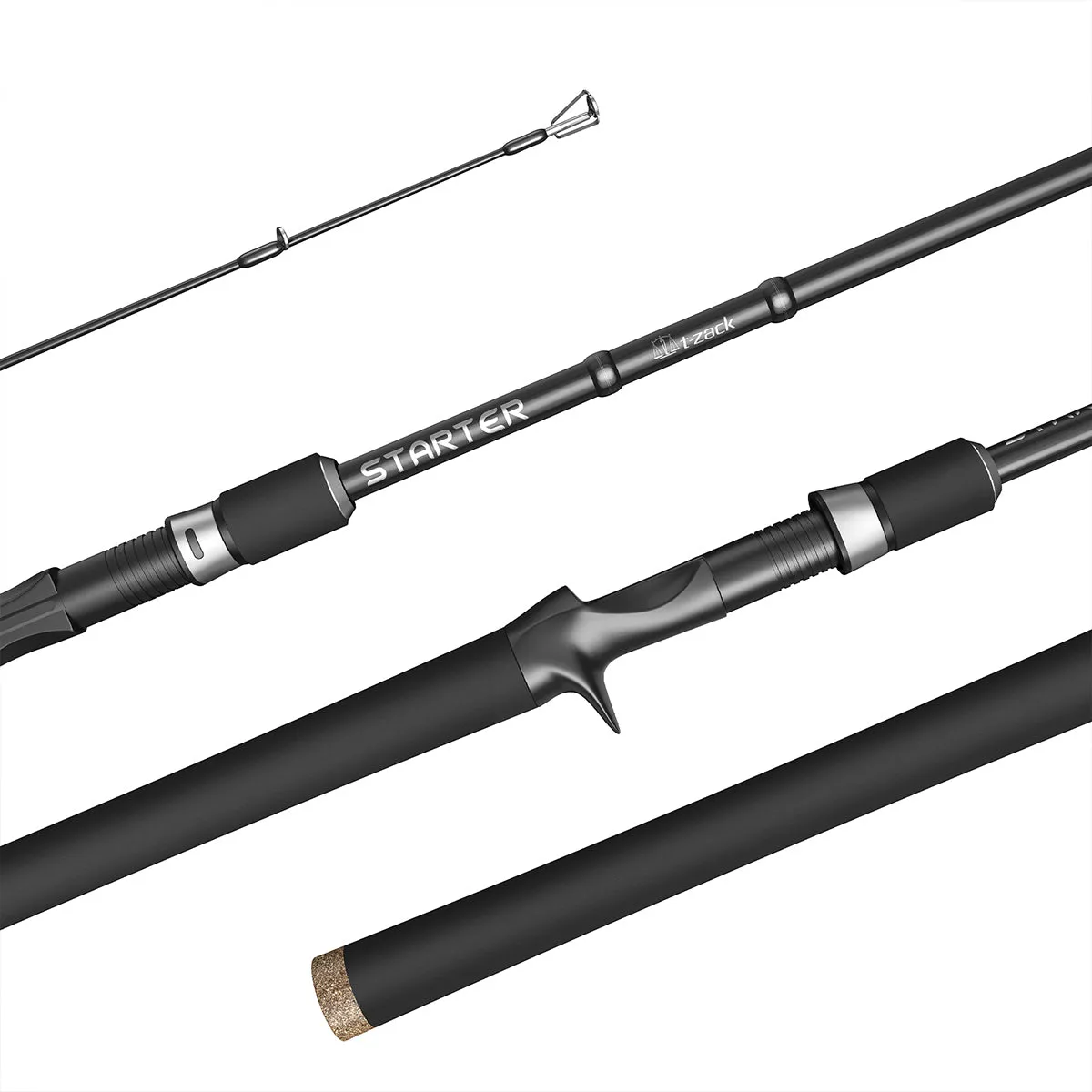 T-Zack Starter Baitcaster Rod