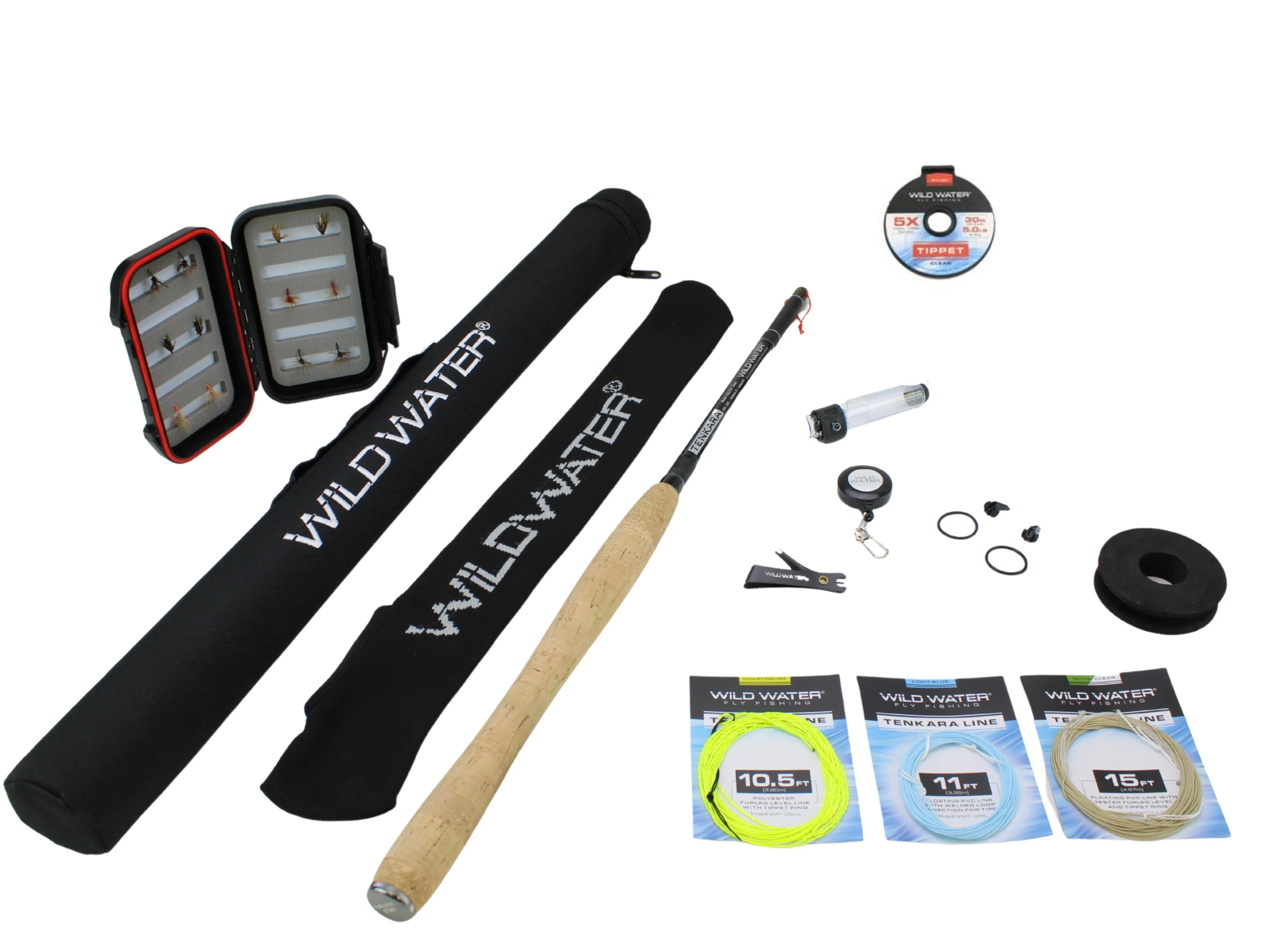 Wild Water Tenkara Zoom Fly Fishing Kit 12-13 ft Rod