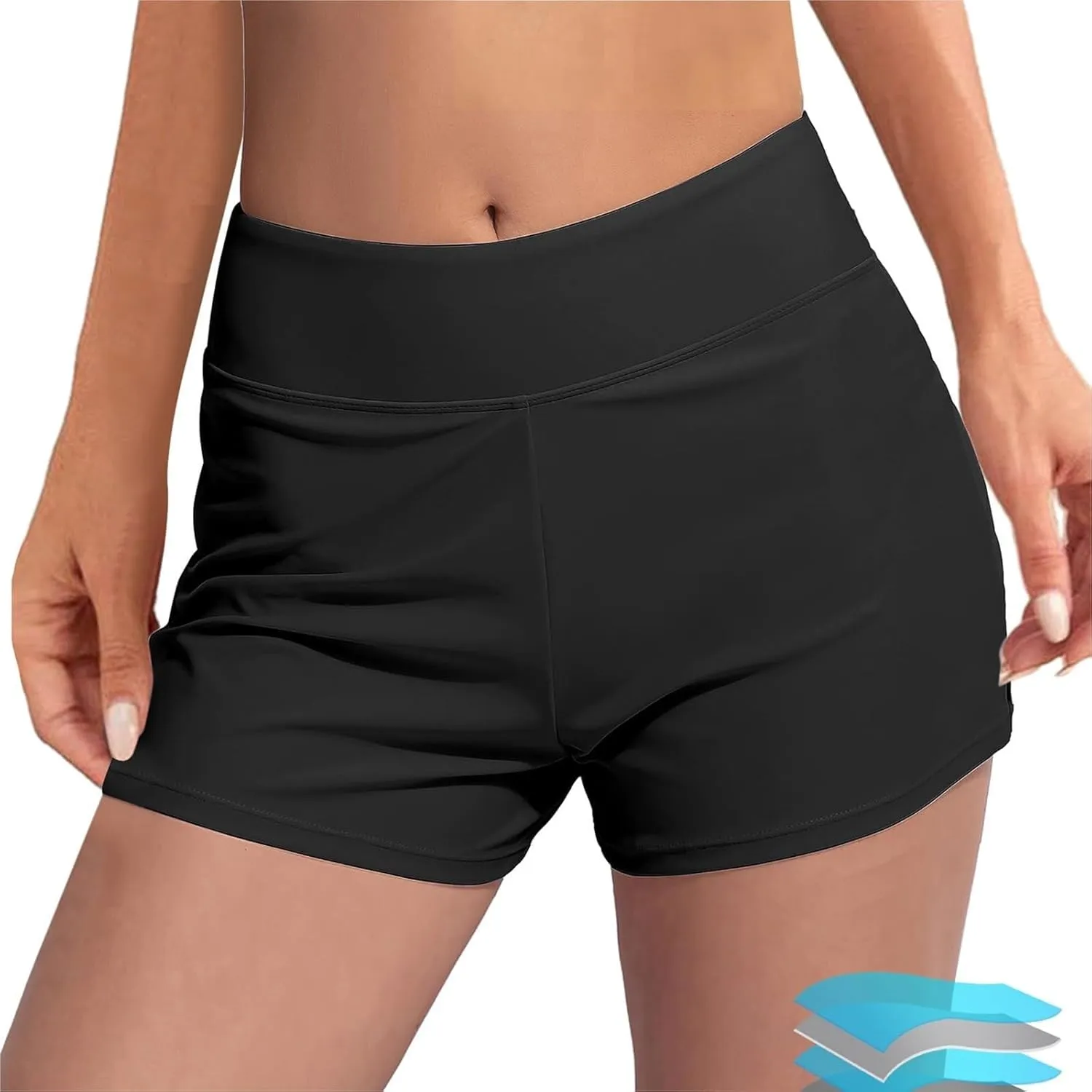 Women's Sweat Shorts Elastic High Waisted Drawstring 3" Athletic Workout Gym Summer Comfy Soft Lounge Casual Short